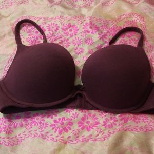 Cacique cotton boost plunge bra